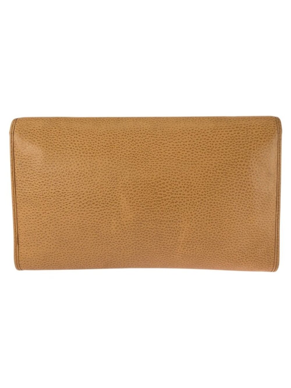 Dior Vintage CD Logo Brown Camel Gold Leather Shoulder Bag - Picture 2 of 9